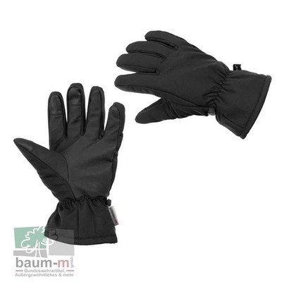 Fingerhandschuhe Soft Shell wind- & wasserdicht touchscreenfähig Oliv & Schwarz 