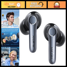 Wireless Noise Cancelling Earbuds, 52H Playtime, Bluetooth 5.4, Hi-Res Audio, 6