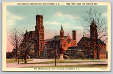 Smithsonian Institution Washington D.C. Vintage Postcard c.1934