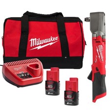 Milwaukee M12FRAIWF12-202B 12V Fuel 1/2" Right Angle Impact Wrench Kit 2X 2.0Ah