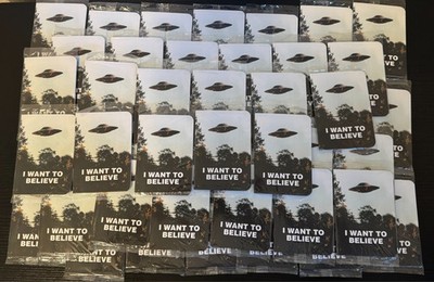X-Files ''I Want To Believe'' Pocket Journals - Lot of 50 Brand New Sealed