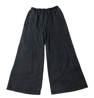 Preowned- Z Supply Elastic Waistband Mineral Washed Slouchy Fit Pants Womens (S)