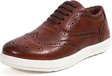 Deer Stags Boy's Jagger Sneaker - Cognac Brown - Size 5.5 - NEW (Box Damage)