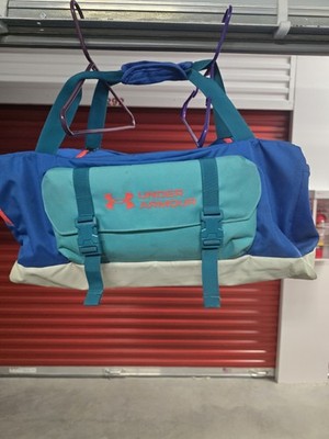 Under Armour GAMETIME Duffle Bag Blue Green Used Good Condition See Photos Nice