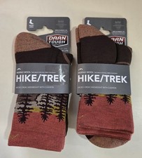 2 Pack DARN TOUGH MIDWEIGHT Merino Wool Socks M/M Women 7.5-9.5 HIKE/TREK Micro