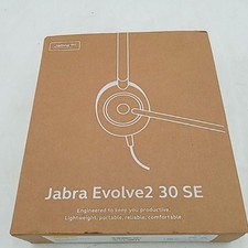 Jabra Evolve2 30 SE Stereo Headset Black USB-C USB-A Boom Mic On Ear MS Teams