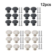 12 Pz Pomelli Porta Maniglie Armadio Cassetto Cucina Acciaio Inossidabile