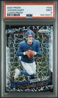 2025 PANINI PRIZM #332 JAXSON DART LAZER PRIZM ROOKIE CARD PSA 9 POP 2