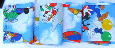 Vintage Disney Curtains 4 Panels 24" x 63.5" Mickey-Dumbo-Donald-Goofy-Pluto-
