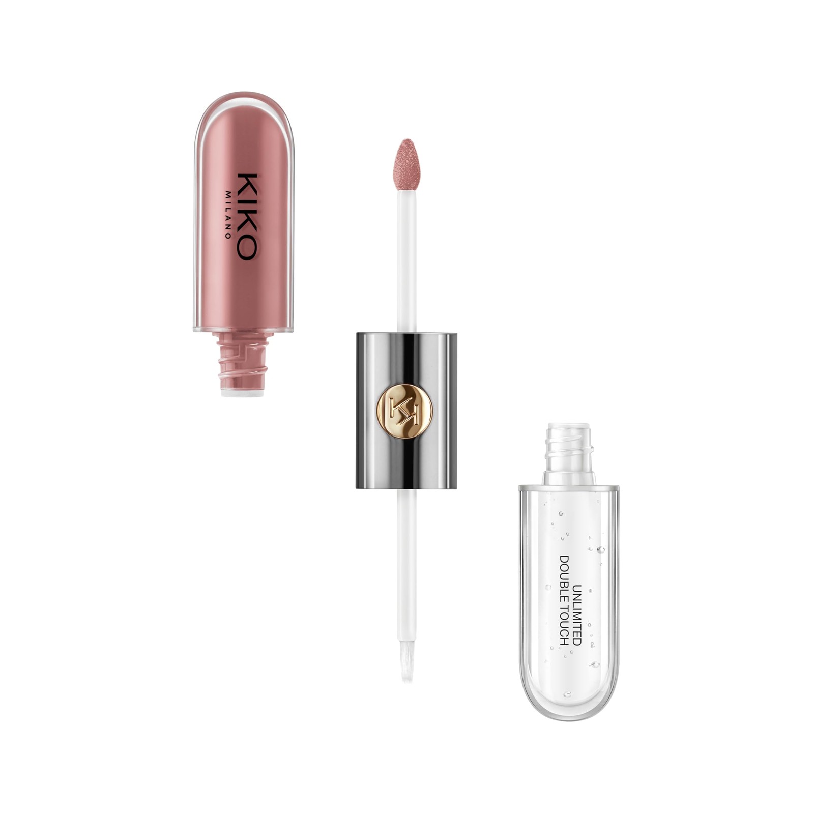 KIKO Milano Unlimited Double Touch - Shade 131 Spiced Tea | Two-Step Liquid | Base Colour + Gloss | 12-Hour Wear | No-Transfer | Radiant - Image 2