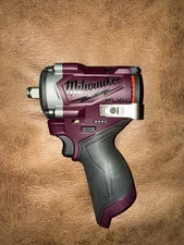 CUSTOM Milwaukee M12 1/2 Stubby Impact Driver! HALF PURPLE/BLACK TOOL ONLY