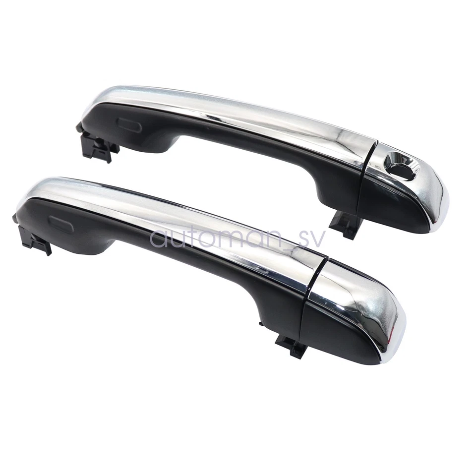 Door Handle set for Toyota 2010-21 4Runner with Chrome insert Front Left&Right - Imagem 3 de 4