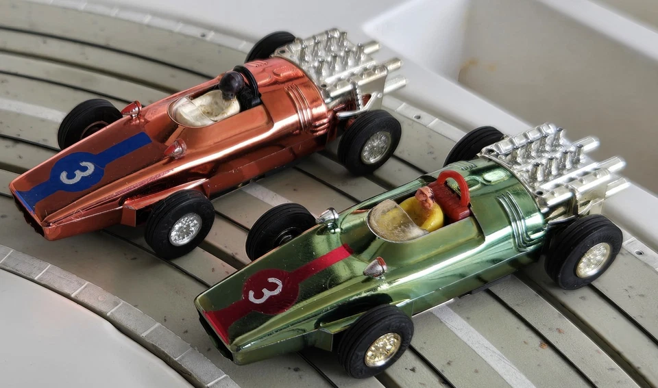 Faller 3902 -- seltene Geschenkpackung mit Trafo und 2 Formel 1 Wagen #DEZ3989 - Bild 3 von 4