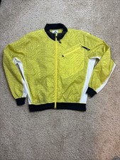 Vintage Adidas Equipment Jacket Mens Medium Zip Up Windbreaker Retro 90s Yellow
