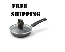 4.5 inch Black T-fal Easy Care Nonstick Cookware, Covered One Egg Wonder Fry Pan