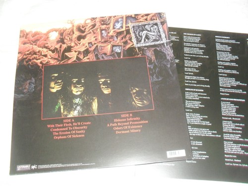 GORGUTS -THE EROSION OF SANITY- VERY HARD TO FIND LIMITED EDITION ORANGE LPVINYL - Picture 3 of 3