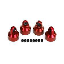 Traxxas X-Maxx/XRT Aluminum GTX Shock Caps (Red) (4) 7764R