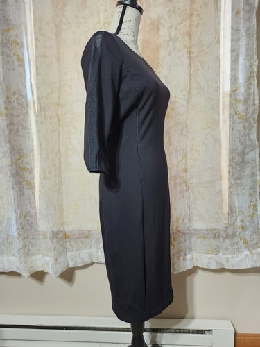 Elie Tahari Kleid Damen Größe 4 ""Kylie"" schwarz Stretchmantel Bleistift neu mit Etikett $ 348 - Bild 11 von 21