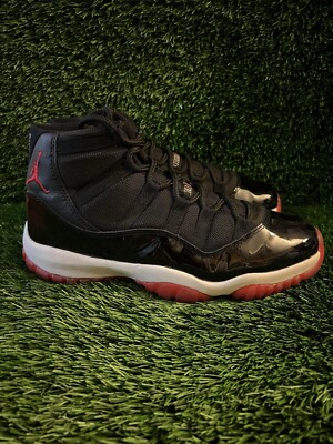 VNTG🔥 Sz 10 - Nike Air Jordan 11 Retro Black Varsity Red OG BRED