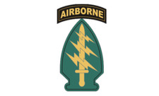 4" army special forces airborne group green bumper sticker decal usa made