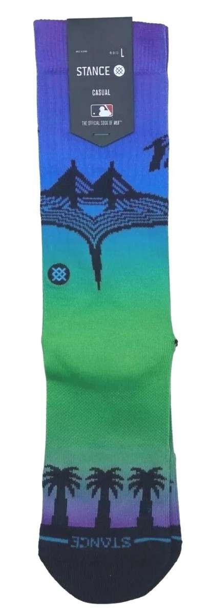 Stance Tampa Bay Rays City Connect Crew Socks Mens Sz 9-13