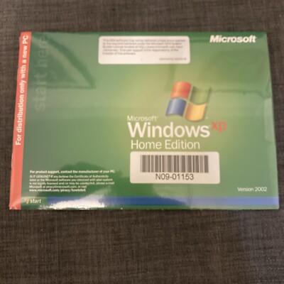 Microsoft Windows XP Home Edition Version 2002 W/Service pack 2 -Sealed ...
