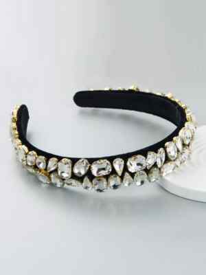 Fascia Per Capelli 3 Pezzi Pettine Nero Per Donna Ragazza - Foto 11