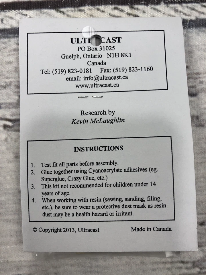 Ultracast De Havilland Mosquito Standard Wheels (diamond tread) ULT48249 New - Image 2 of 2