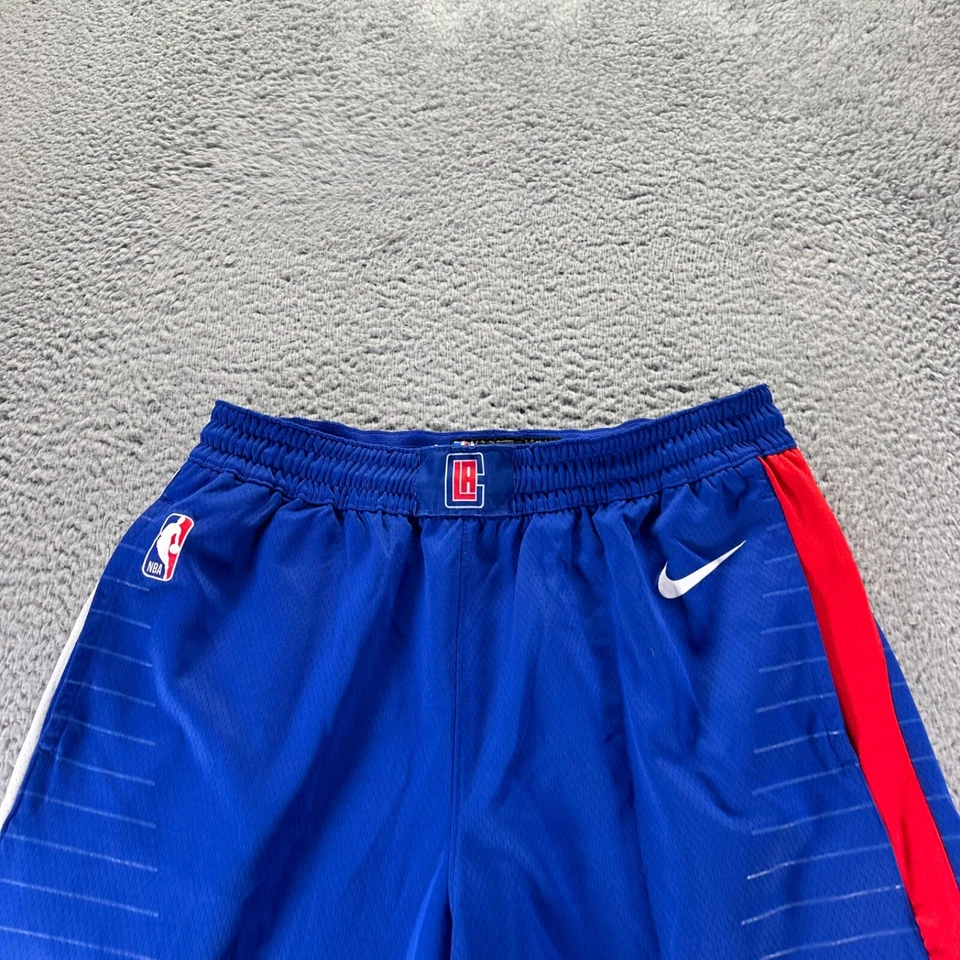 Nike Los Angeles Clippers NBA Basketball Shorts Mens Large 42 Blue Polyester - Image 2 of 4