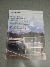 Toyota V6 Pick Up Print Ad 1990 8x11 Great To Frame