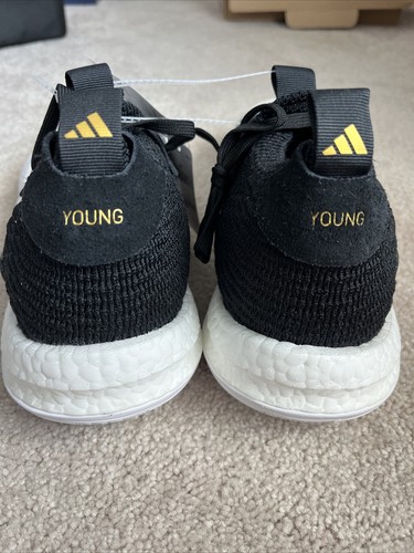 Adidas Trae Young 2 Super Villain Mens SZ 11 Basketball Shoe Black White Tan NEW - Picture 3 of 7