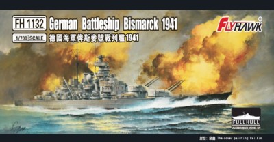 1/700 DKM Bismarck May 1941 German Battleship and Upgrade Kits* Flyhawk FH1132S