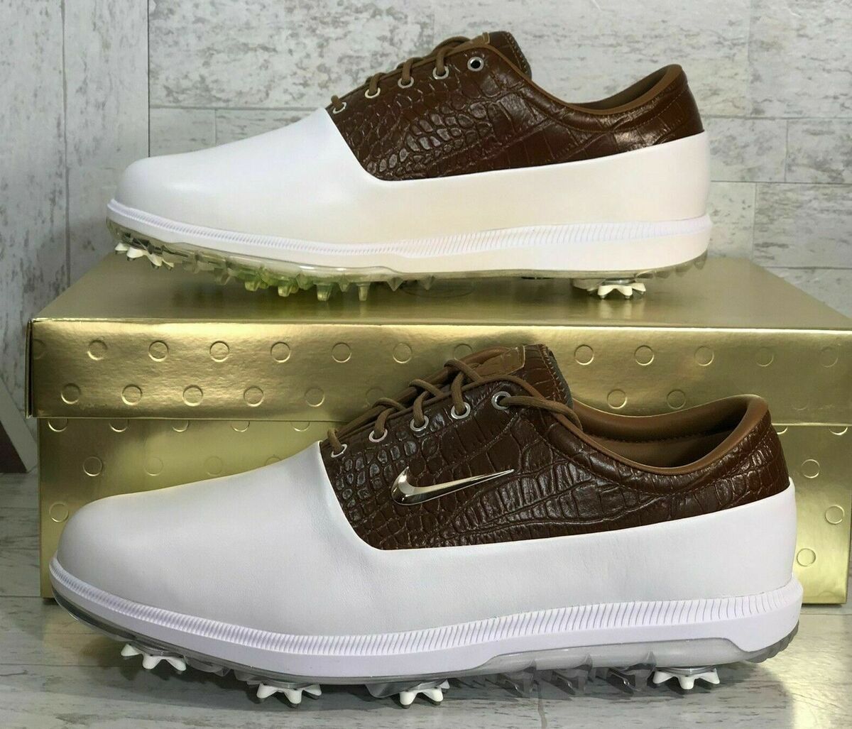 NIKE AIR ZOOM VICTORY TOUR GOLF SHOES MENS SIZE 7.5 WHITE NIKE AIR ZOOM VICTORY TOUR GOLF SHOES MENS SIZE 7.5 WHITE