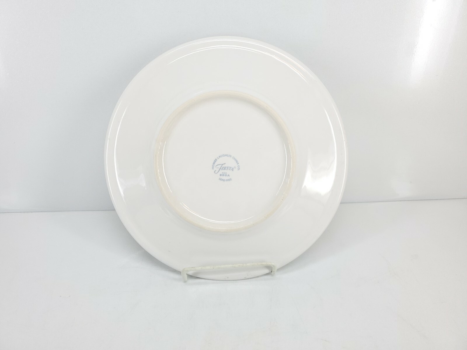 LUNCHEON PLATE white FIESTAWARE FIESTA WARE 9" new