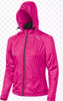 Asics Motion Protect Pink Full Zip Athletic Running Jacket  Women's, M A001629
