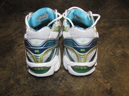 ASICS GEL KAYANO 17 WOMENS 7.5/8 mismatch EUC SUPERCLEAN LO MILEsee pics-details - Picture 4 of 14