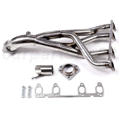 STAINLESS RACING HEADER/EXHAUST MANIFOLD FOR 85-99 JETTA/GOLF/GTI 1.8/2.0 8V