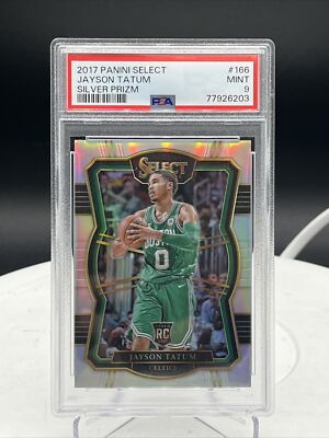 その他 panini SELECT PRIZM JAYSON TATUM PSA 9 2017-18 Panini Select Jayson Tatum Silver Prizm #166 PSA 9