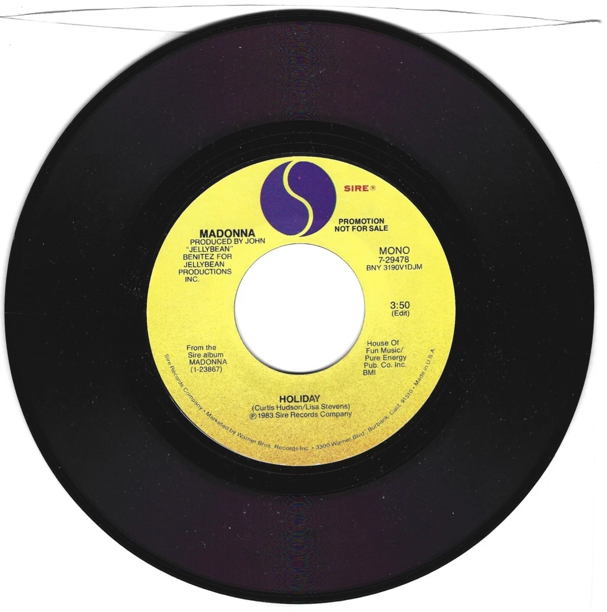 Madonna Holiday 45 RPM Speed Vinyl Records for sale | eBay