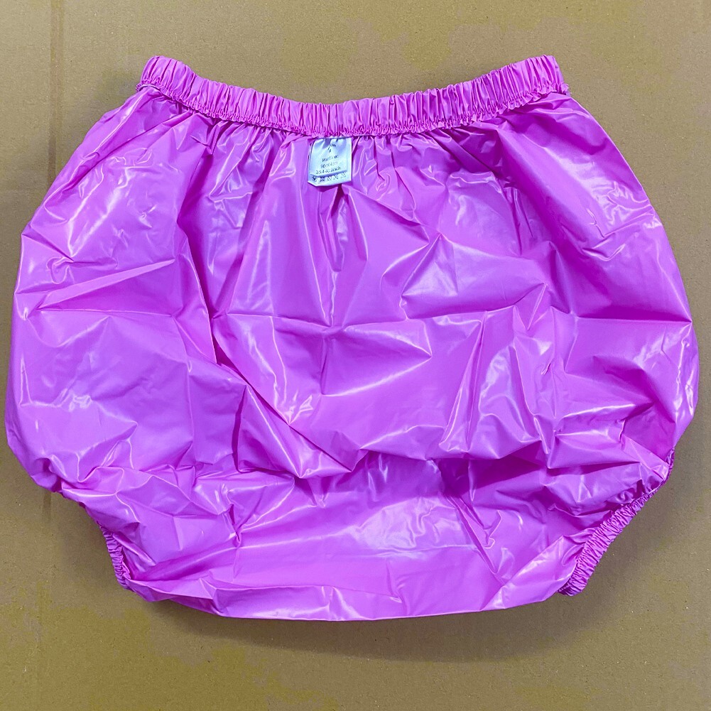 Lady Plastic Pants Waterproof Incontinence Briefs Pants Knickers Soft