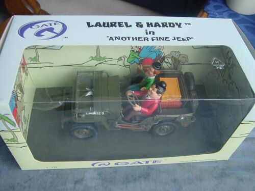 Modellauto Laurel + Hardy Willy's Jeep von GATEWAY in OVP aus Vitrine Nachlass ! - Foto 1 di 8