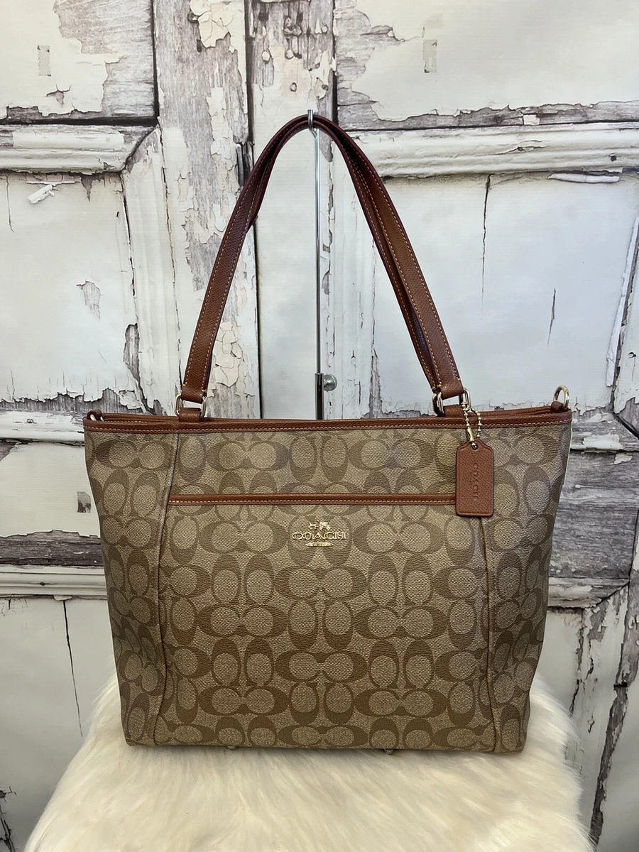 Coach peyton signature pocket tote Clearance