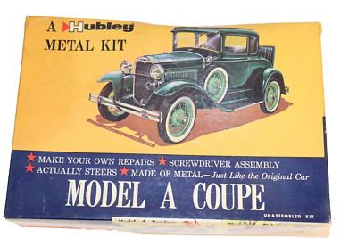 Hubley Modellbausatz Metal Kit Ford Model A Scale 1:20 OVP ungebaut