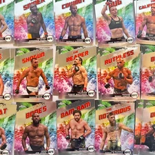 2024 Topps Chrome UFC AKA Insert Choose Pick Your Fighter Complete Set