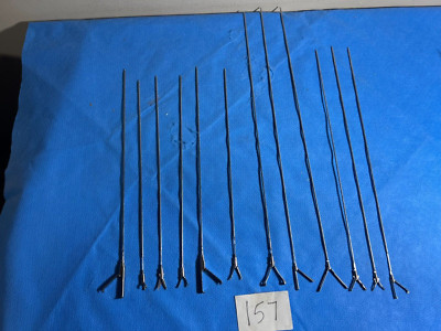 Lot of Assorted Laparoscopic Grasping Forceps Insert (QTY-12)