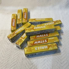 Halls Menthol Cough Drops, Honey lemon 12/ Count