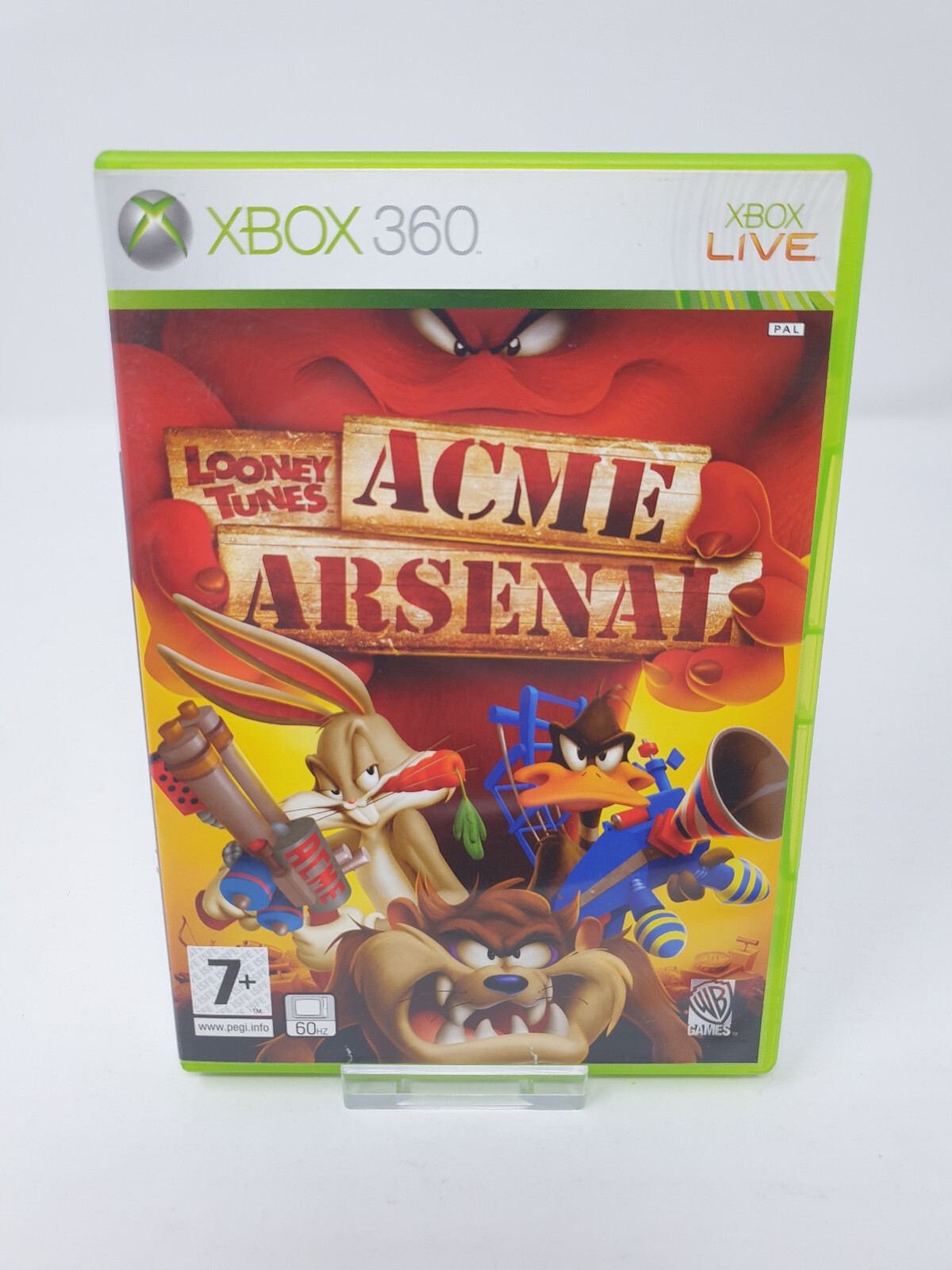 Looney Tunes ACME Arsenal Xbox 360 Video Game WB Bugs Daffy Taz Marvin PAL