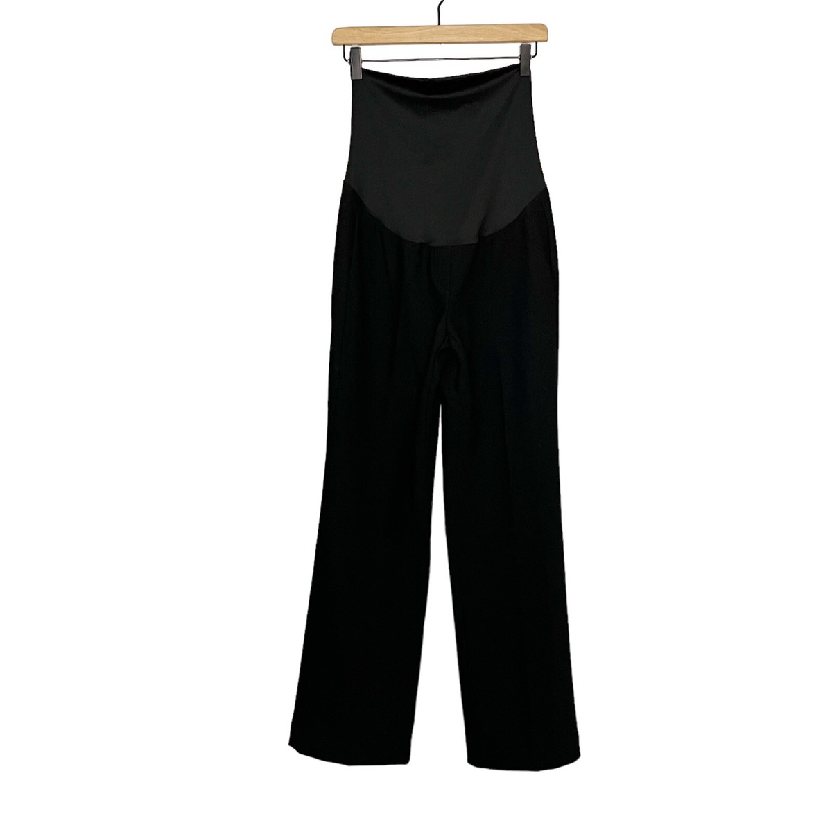 NWT LOFT Maternity Full Panel Straight Leg Dress Pants Women's Size 4 Black NWT LOFT Maternity Full Panel Straight Leg Dress Pants Women's Size 4 Black