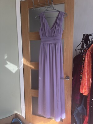 Little Mistress *Online Exclusive* Lilac Maxi Bridesmaid Dress