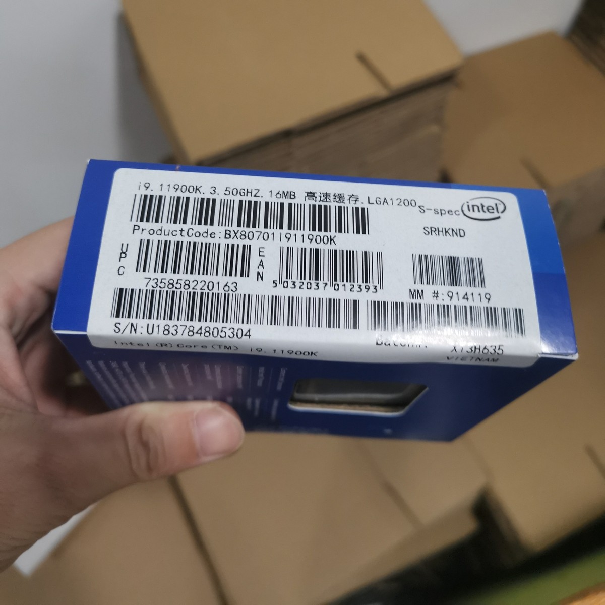 Intel Core i9-11900K Processor (5.3 GHz, 8 Cores, Socket